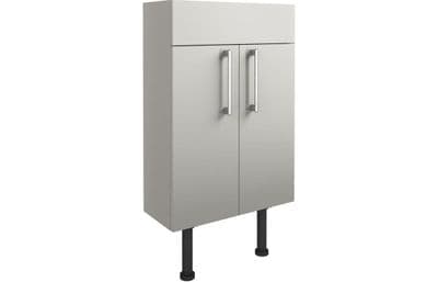 Ben Macdui 500mm Slim Basin Unit - Light Grey Gloss