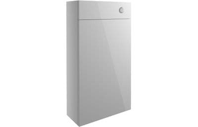 Ben Macdui 500mm Slim WC Unit - Light Grey Gloss