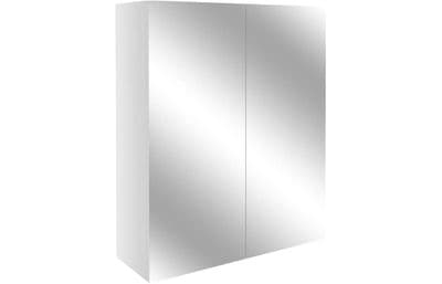 Ben Macdui 600mm Mirrored Wall Unit - White Gloss