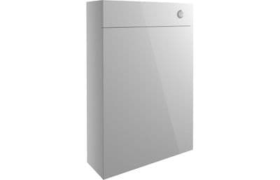 Ben Macdui 600mm Slim WC Unit - Light Grey Gloss