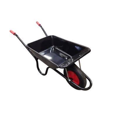 Black Contractor Wheelbarrow