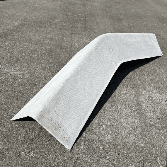 Cemsix Plain Angle Barge - KBM Roofing Supplies