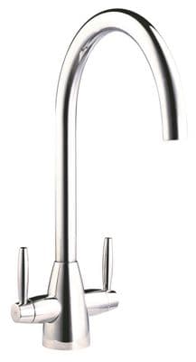 Chrome Classic 200 Twin Lever Tap
