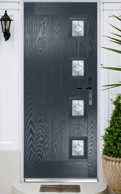 Cottage 4 Light Composite Doorset 900 x 2120mm