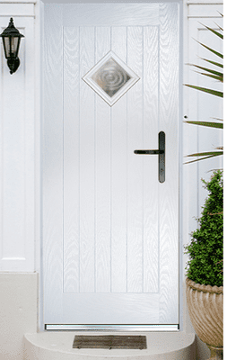 Cottage Diamond Composite  Doorset 900 x 2120mm