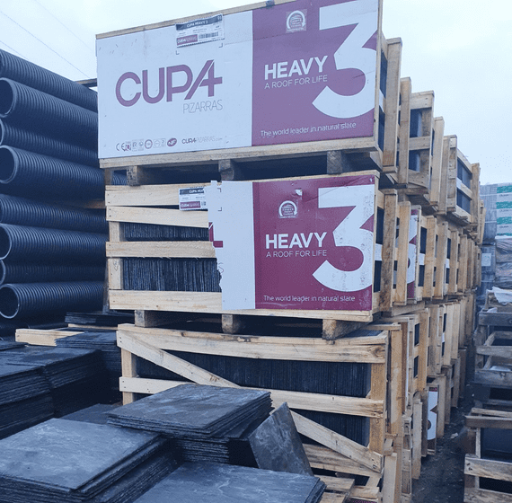 Cupa Heavy 3 natural roof slate 16 x 10