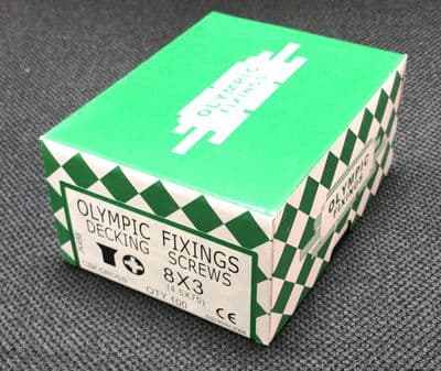 Deck Screws 8 x 3  box/100
