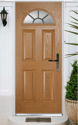 Georgian 1  Sunrise Composite Doorset  900 x 2120mm