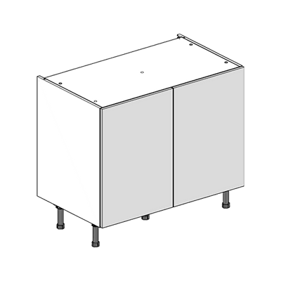 J-Pull Matt White 1000 Base Cabinet Rigid