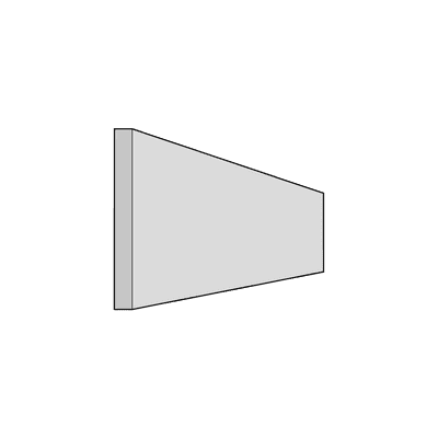 J-Pull Matt White 3050 Plinth