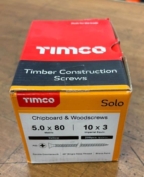 M6 Woodscrews Box/100 - Garden Decking Solutions at KBM