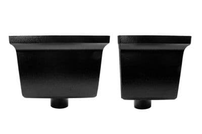 MARLEY ALUTEC ALUMINIUM 63MM STANDARD HOPPER HEAD FOR EVOLVE DOWNPIPE