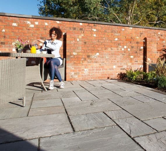 Indian Sandstone Paving Slabs - KBM, Keith