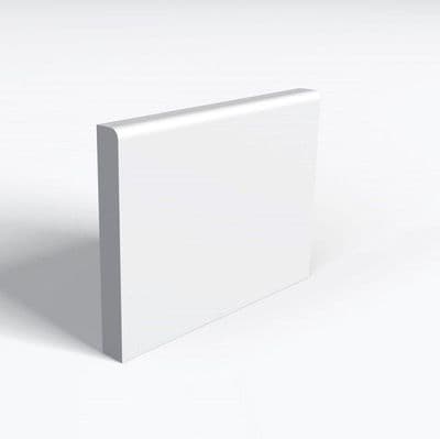 MDF White Primed R1E Skirting 14x 94mm 5.4 metre