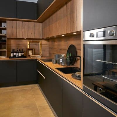 Nolte Flair German Kitchen in black