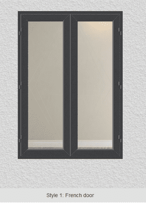 PVC French Doorset