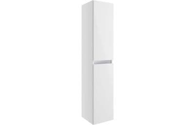 Rannoch 300mm 2 Door Wall Hung Tall Unit - White Gloss