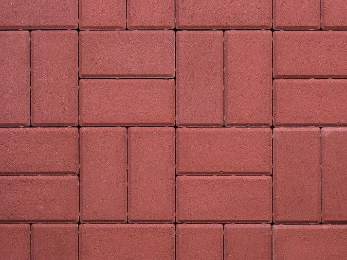 Red Block Paving Per M2