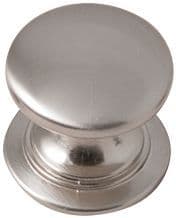 Satin Chrome Windsor Knob Handle
