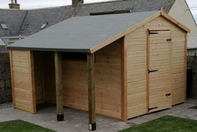 Shed With Overhang