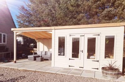 Summerhouse with Side Gazebo