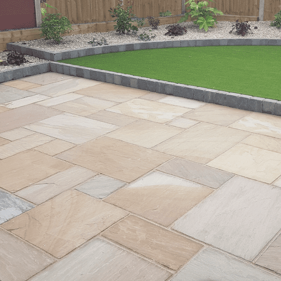 Indian Sandstone Paving Slabs - KBM, Keith