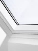 VELUX White-painted centre-pivot roof window