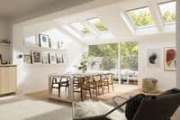 VELUX White-painted centre-pivot roof window
