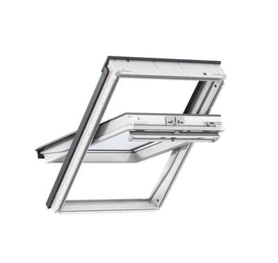 VELUX White-painted centre-pivot roof window