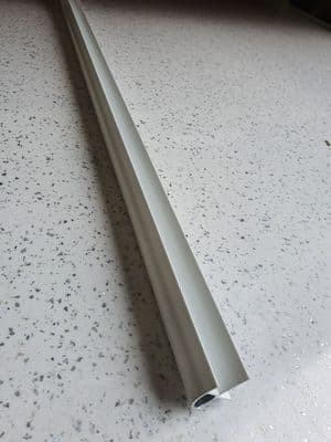 White shower panel external corner