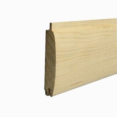 Whitewood Log Lap Timber Cladding 19 x 120mm