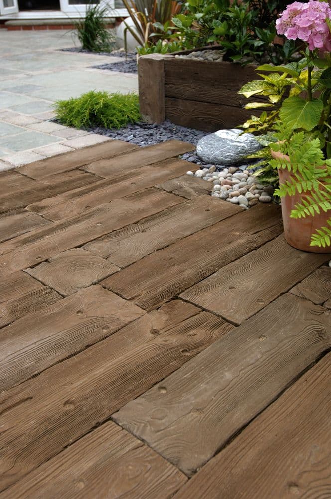 Woodstone Driftwood Wood Effect Concrete Slabs