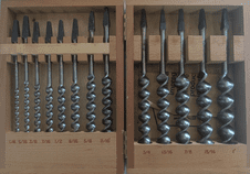 Boxed Set of 13 Jennings Augers by Ridgeway