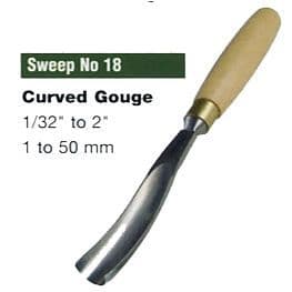 Curved Gouges Sweep No 18