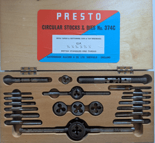 Presto - Circular Stocks & Dies No374c