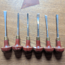 Set of 6 Henry Taylor Block Cutters