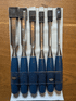 Set of 6 Stanley Bevel Edge Chisels