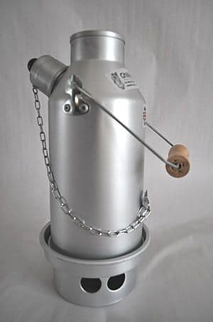 Silver Anodised Gillie Kettles (Various Sizes Available)