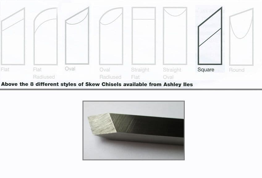 Square Section Skew Chisel