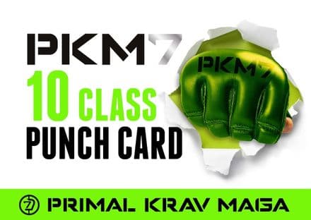 7PKM 10 CLASS PUNCH CARD (DISCOUNT ALREADY APPLIED)