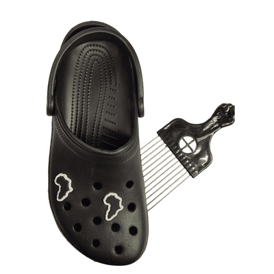 Africa Continent Shoe Charm