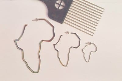 Africa Earrings Hollow