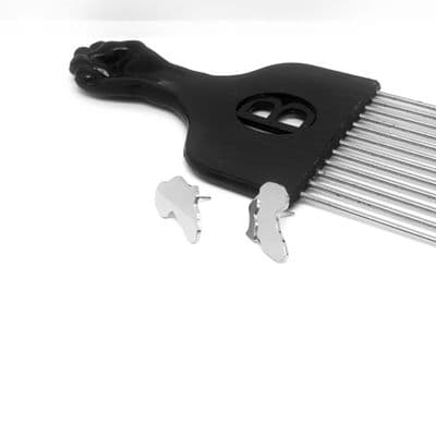 Africa Small Earrings Silver