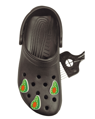 Avocado Shoe Charm