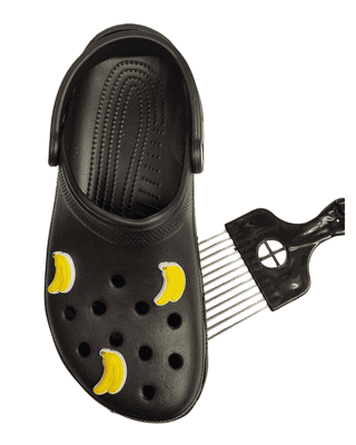 Banana Shoe Charm