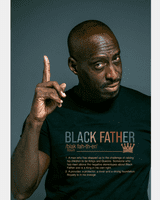Black Father T-Shirt