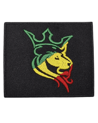Black Lion of Judah Iron on Badge