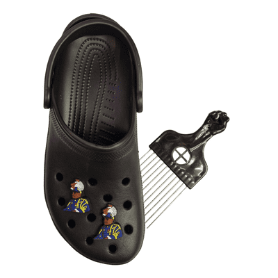 Black Man Shoe Charm 1
