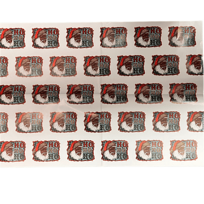Black Santa Wrapping Paper