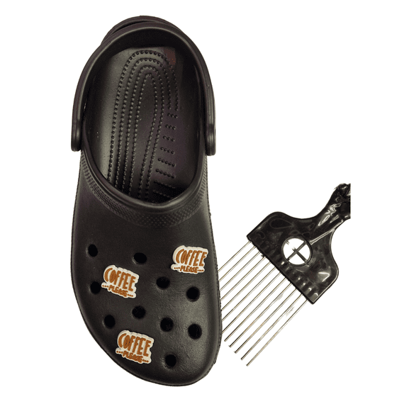 Coffee Please Shoe Charm